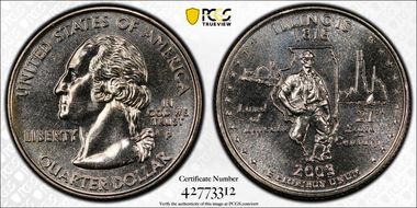 2003-P 25C Illinois MS65
