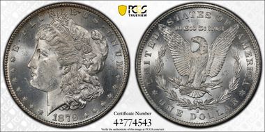 1879-S $1 MS64
