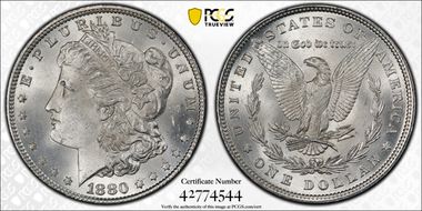1880 $1 MS64
