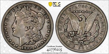1880-CC $1 F15