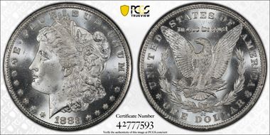 1883-CC $1 MS66+