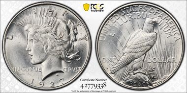 1927-D $1 MS64+