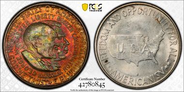 1954-S 50C Washington-Carver MS66+