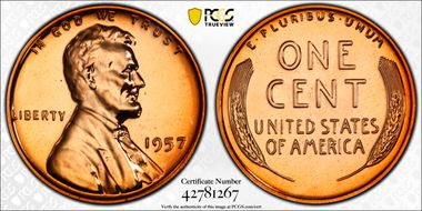 1957 1C PR67RD