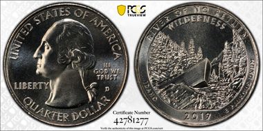 2019-D 25C Frank Church River of No Return NP MS67+