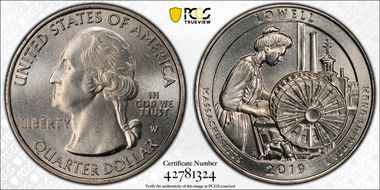 2019-W 25C Lowell NP MS66