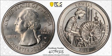 2019-W 25C Lowell NP MS66