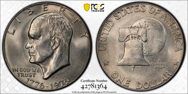 1976-D $1 Type 1 MS65