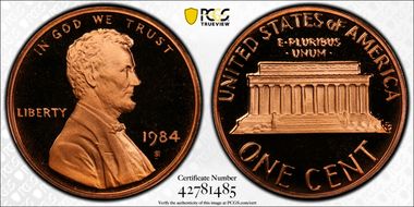 1984-S 1C PR69DCAM