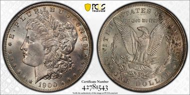 1900-O $1 MS65