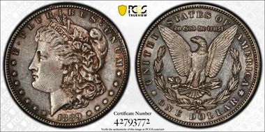 1889-CC $1 AU55