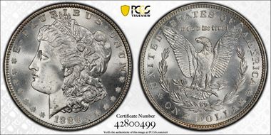 1886 $1 MS68