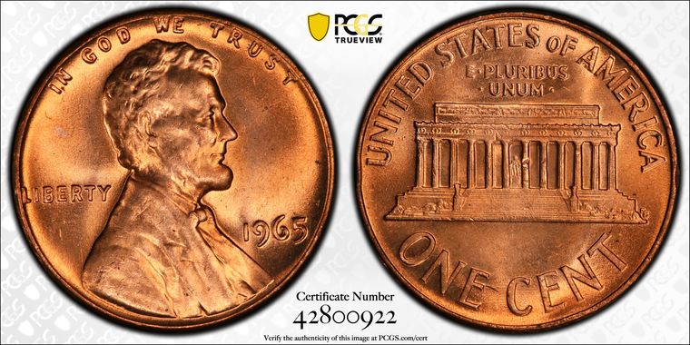 Cert 42800922 - Coin Image