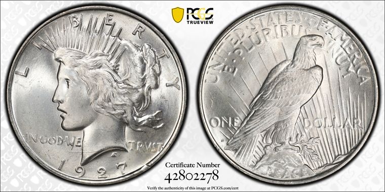 Cert 42802278 - Coin Image