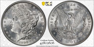 1900 $1 MS66