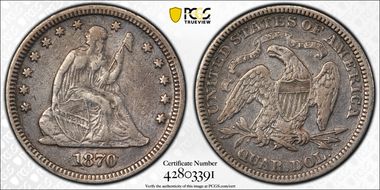 1870 25C VF30