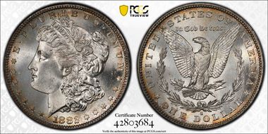 1882-S $1 MS66