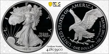 2021-S $1 Silver Eagle - Type 2 First Strike PR70DCAM