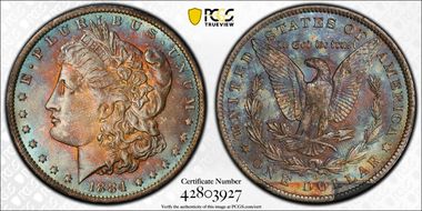 1884-O $1 MS64