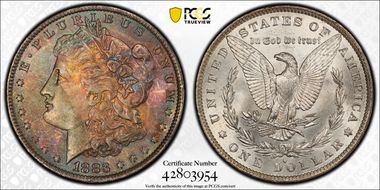 1883-O $1 MS64