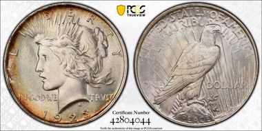 1923 $1 MS66+ 