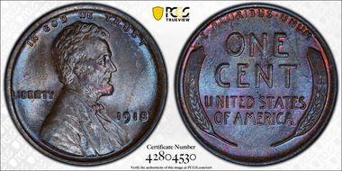 1918 1C MS64BN