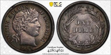 1896-O 10C MS63
