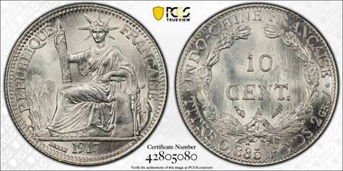 1917-A 10C Lec-155 MS64