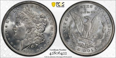 1890-O $1 MS64