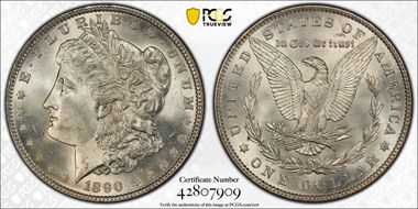 1890 $1 MS65
