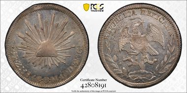 1842-Zs OM 4 R Large letters MS62