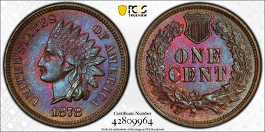 1878 1C MS64BN