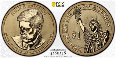 2015-P $1 John F Kennedy Rev PR Chronicles Set PR69