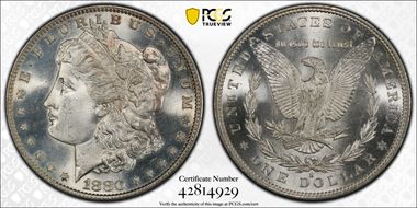 1880-S $1 VAM 12, Checkmark MS65