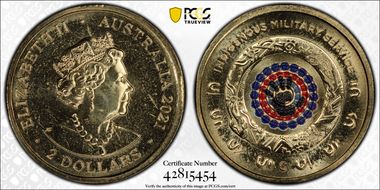 2021-C $2 Indigenous Military Service Colorized MS67