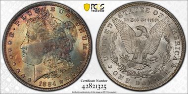 1884-O $1 MS63