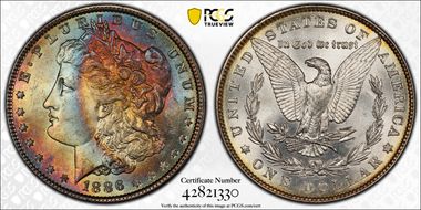 1886 $1 MS63