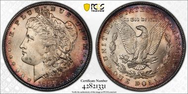 1887 $1 MS63