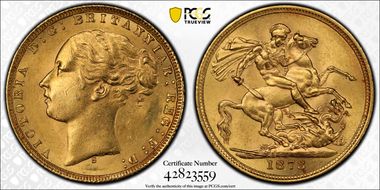 1873-S Sov S-3858A St. George MS62