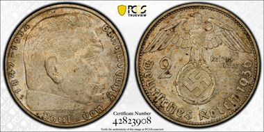 1936-J 2 Mk J-366 MS63