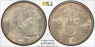 1937-F 2 Mk J-366 MS63