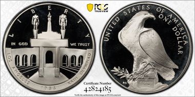 1984-S $1 Olympic PR68DCAM