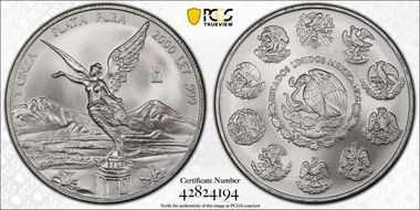 2000-Mo Onza Libertad Ag MS69