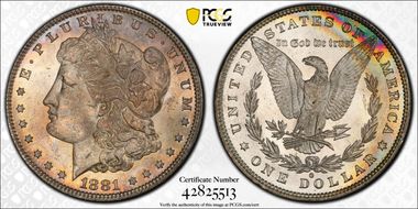 1881-O $1 MS63