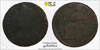1787 CT 1/2P Draped Bust Left N1BN
