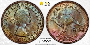 1964 Y. (p) 1D MS64BN