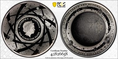 2019 $5 The Moon PR70DCAM