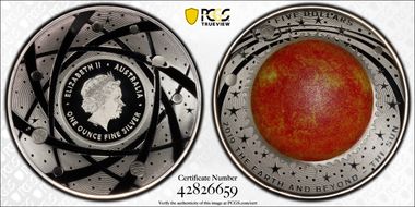 2019 $5 The Sun PR70DCAM