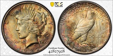 1923-D $1 MS62