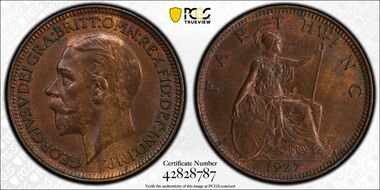 1927 1/4D S-4061 MS64BN